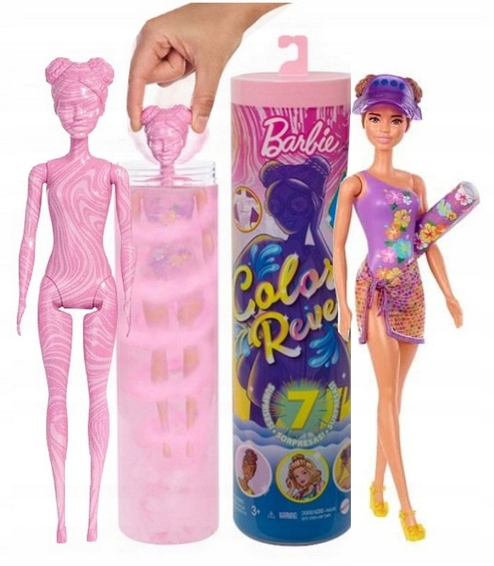

Lalka Barbie Kolorowa Wakacyjna Niespodzianka