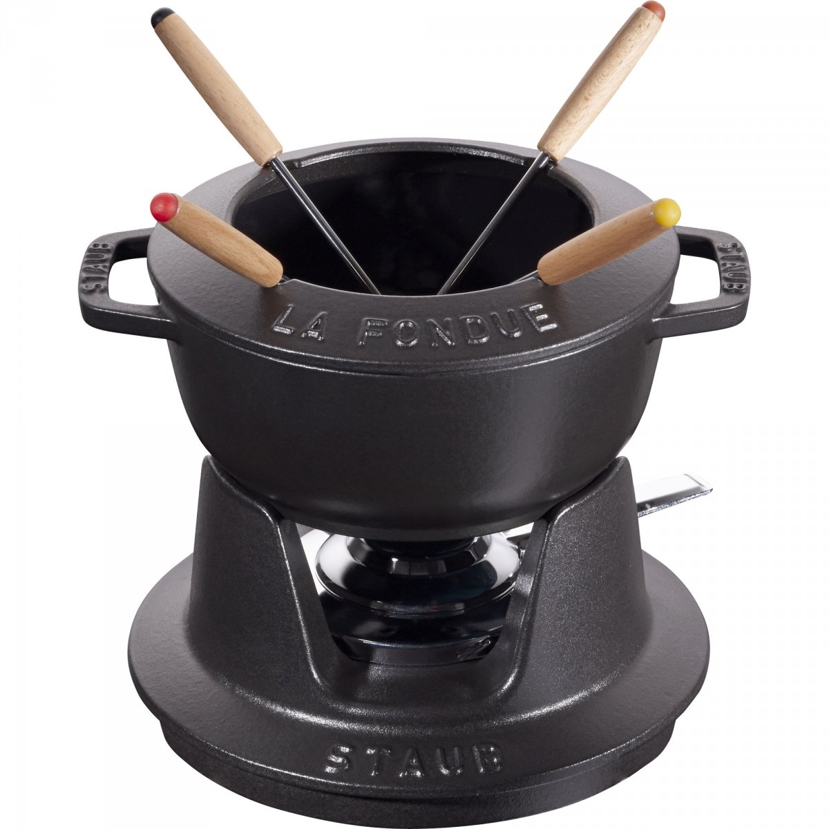 Sada pre Fondue 16 cm, čierna Staub