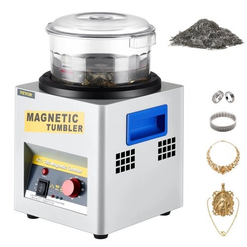 Magnetický buben 180 mm pro leštění šperků 2000 ot/min 250 W