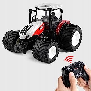 TRAKTOR CIĄGNIK ZDALNIE STEROWANY RC SKALA 1:24 MASZYNA ROLNICZA KULTYWATOR Model Traktor RC na zdalne sterowanie
