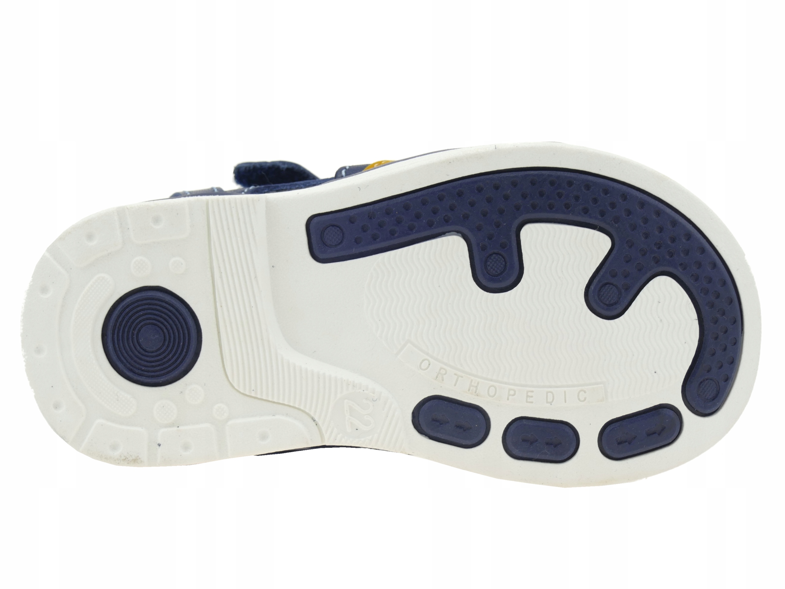 SKÓRZANE SANDAŁY CHŁOPIĘCE BUTY DZIECIĘCE KRYTE SANDAŁKI NA RZEPY R. 25 Materiał skóra naturalna