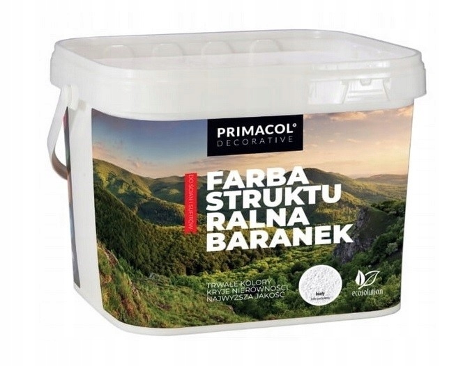 Primacol Strukturálna Farba Baranek 10 l Biela