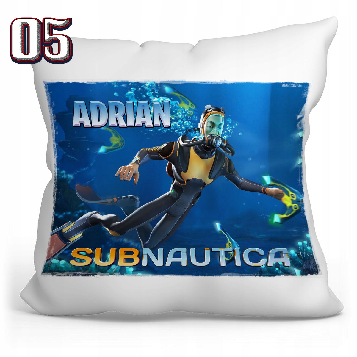 PODUSZKA BIAŁA SUBNAUTICA Wysokość 40 cm