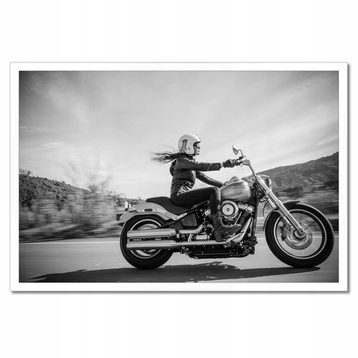 Plakáty v rámu 60x40 Harley Davidson Motocykl
