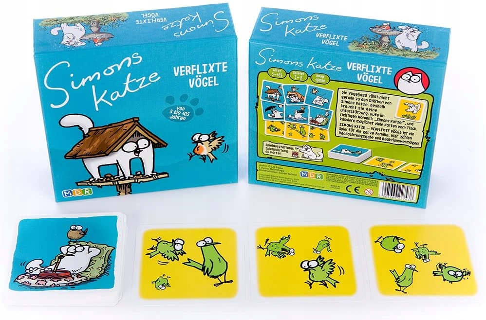 Simons Katze Verflixte Vogel- family card game Producent MDR