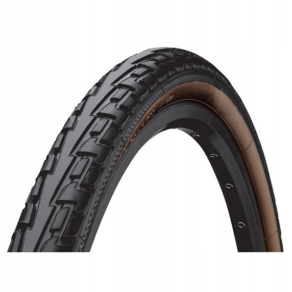 Opona 26x1.75 Conti Ride Tour brązowy bok