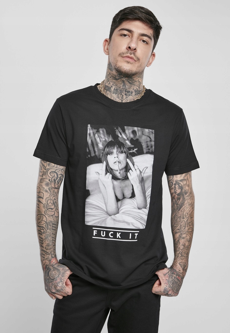 

T-shirt Mister Tee Adidas Lee Fuck It 2.0 Blac M