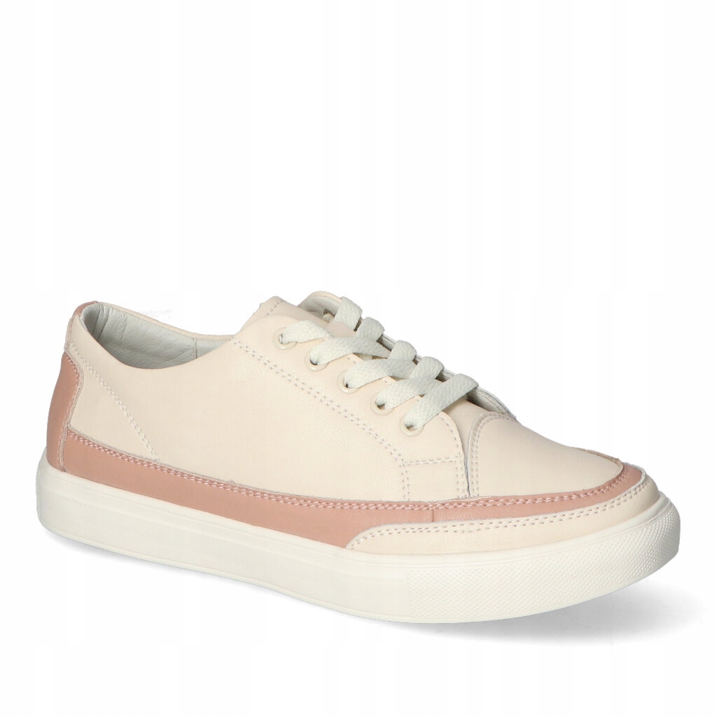 Polobotky Sportovní tenisky Sergio Leone Béžové Přírodní kůže 39