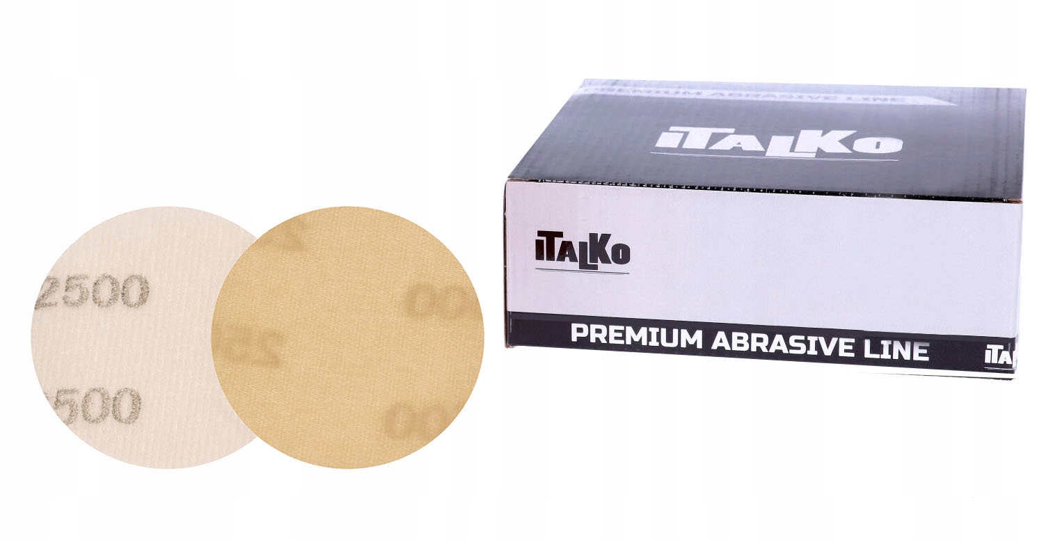 

Italko Papier Ścierny Krążek Na Rzep 75MM P2500