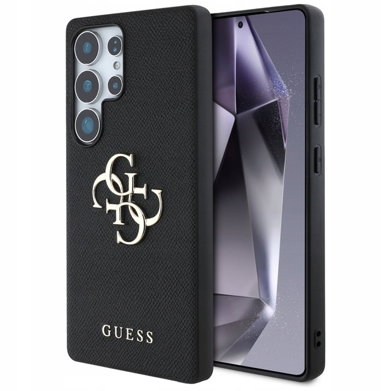 Guess Grained Big 4G Logo Small Classic Logo Pouzdro pro Samsung Galaxy S25 U