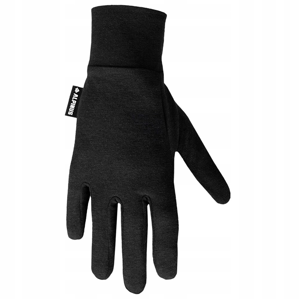 Rękawice Rękawiczki z wełna ciepłe Alpinus Molvik Black XL