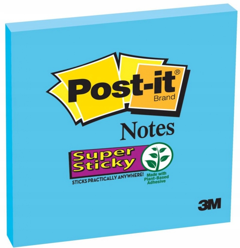 

Karteczki samoprzylepne Post-it Błękitne 76x76 mm