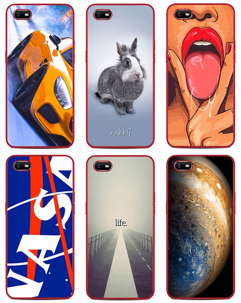 ETUI PLECKI FOTO Case OBUDOWA Pokrowiec JAKOŚĆ WZORY SZKŁO 9H do Oppo A1K Motyw przewodni zwierzęta