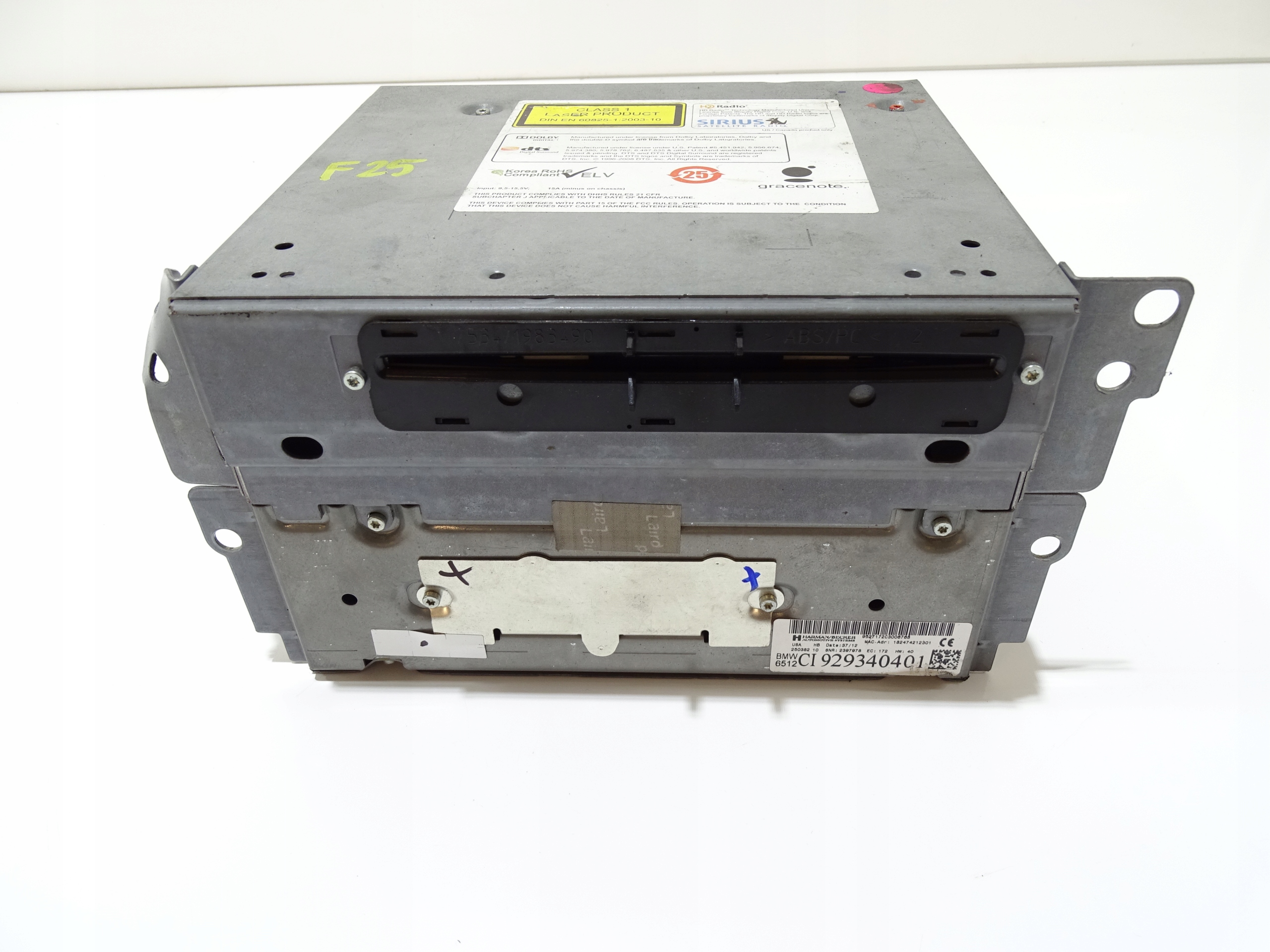 RADIO Navigation BMW X3 F25 9293404