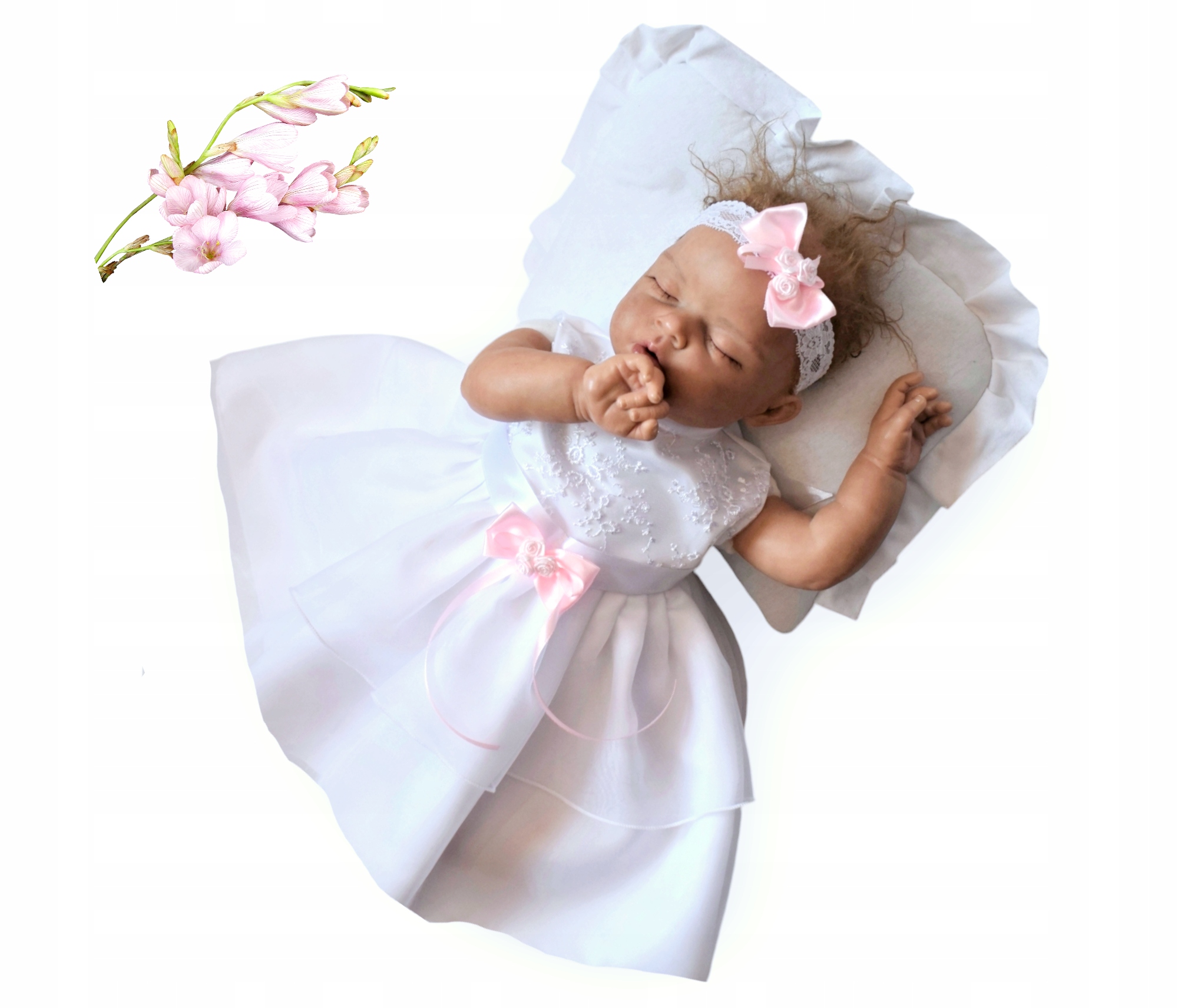 Sukienka Opaska BAJECZNA CHRZEST WESELE 56/62