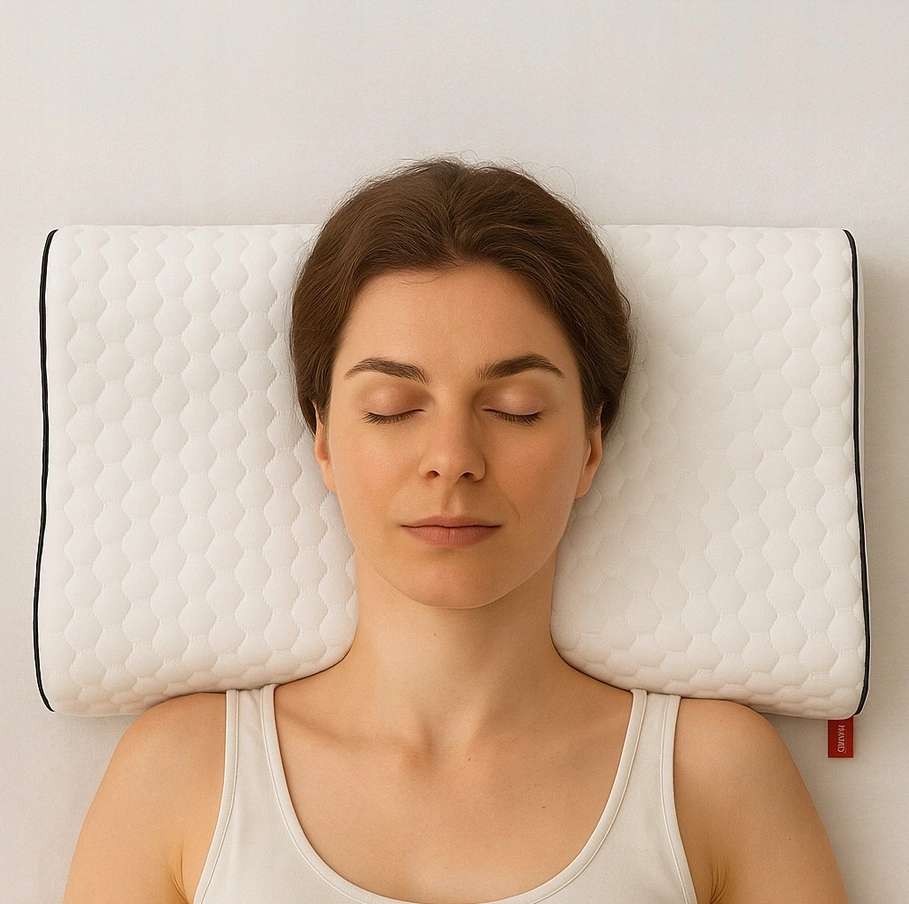 Polštář Como Point Space ortopedický profilovaný z paměťové pěny