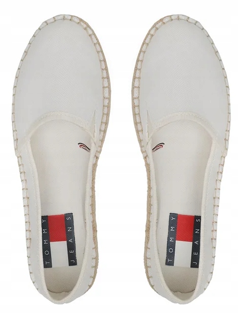 TOMMY JEANS ESPADRYLE DAMSKIE BIAŁE WSUWANE Z LOGO 39 3F9G5* Kod producenta EN0EN02078 0K4