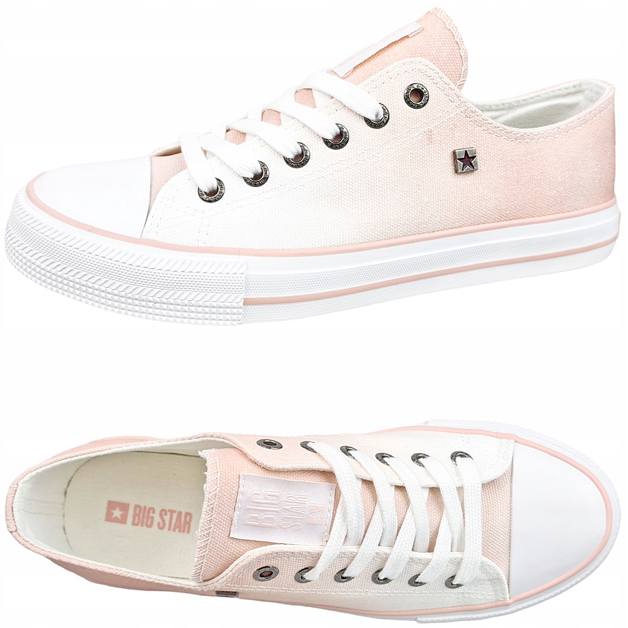 

Big Star trampki damskie różowe HH274127 39