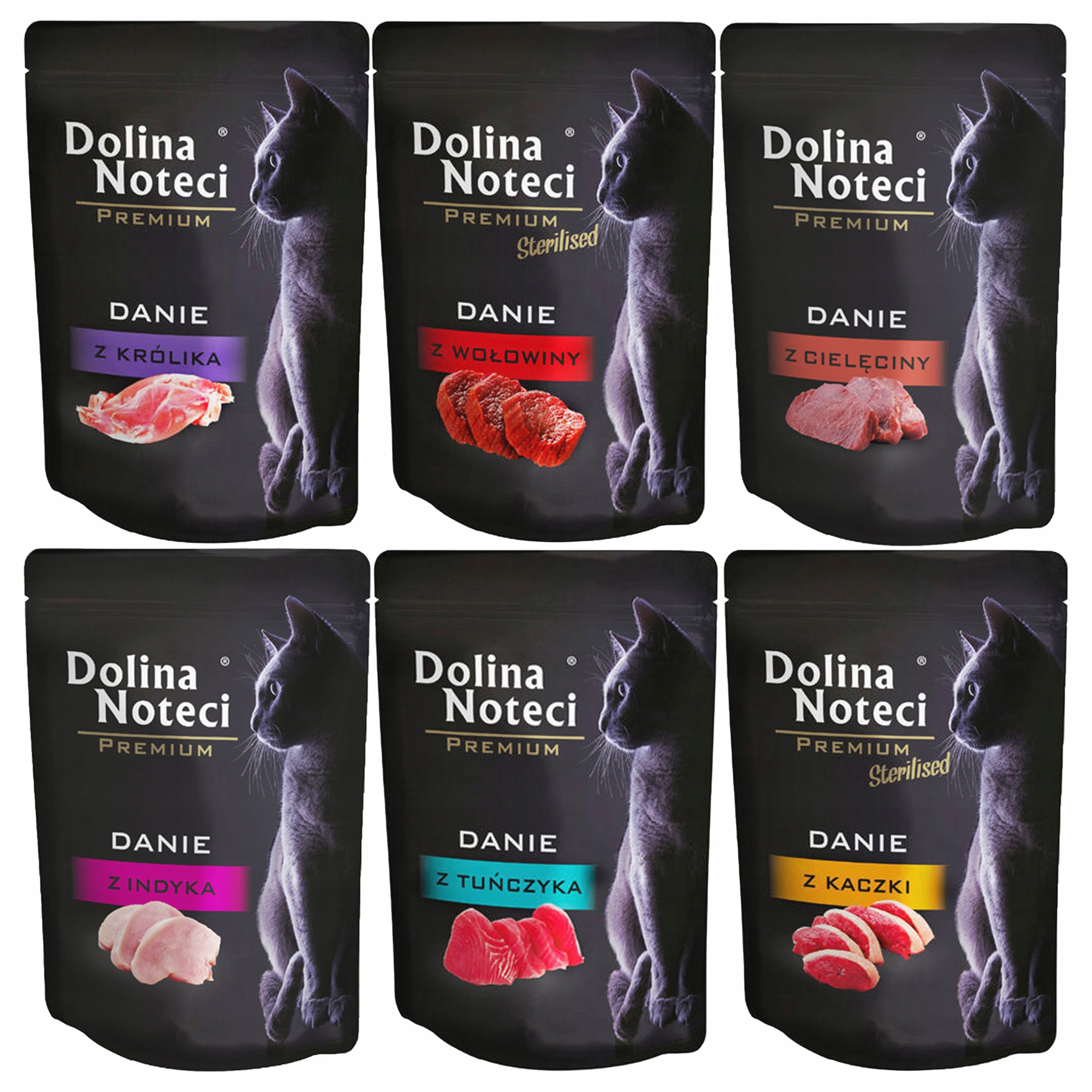 Levně Dolina Noteci Premium Jídlo mokré krmivo pro kočky mix chutí 80 x 85 g