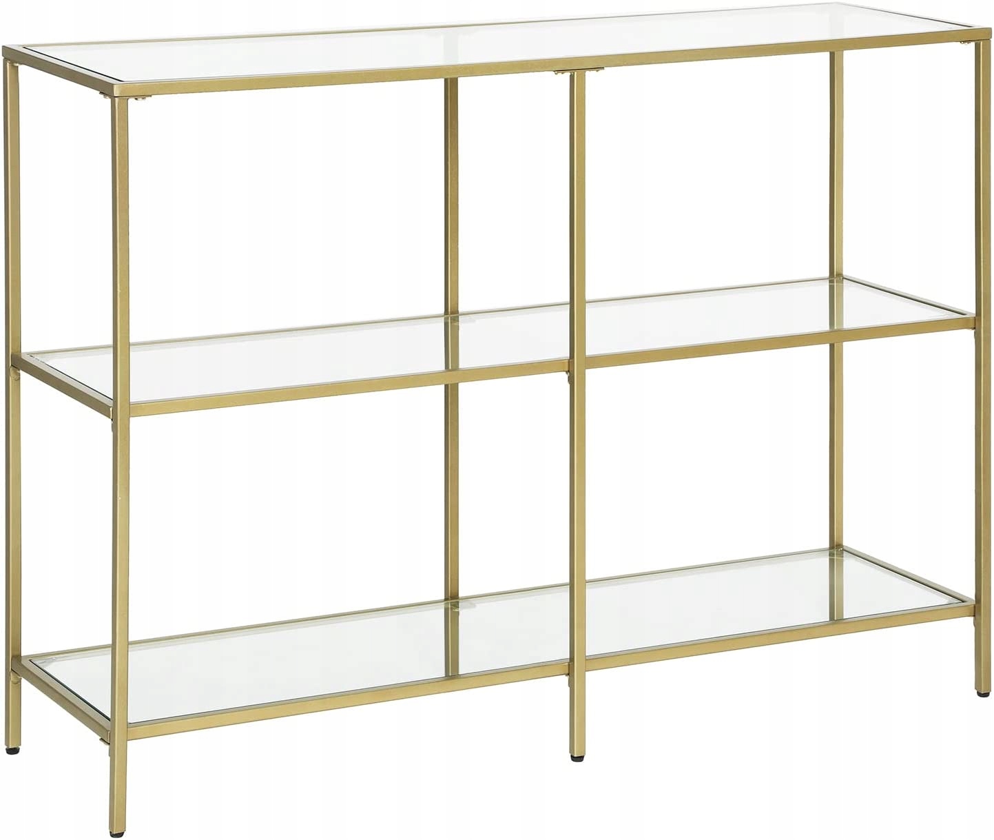 

Złota Konsola Z Półkami Art Deco Glamour