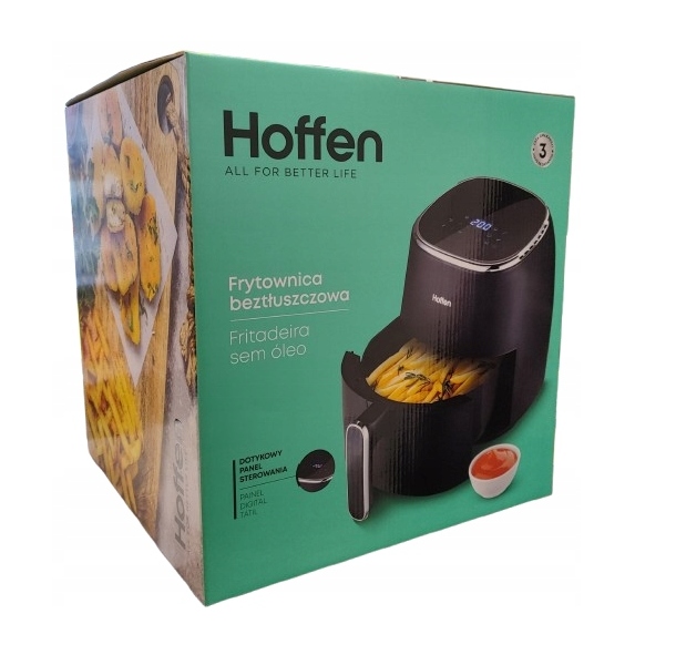 Frytkownica beztłuszczowa Hoffen AF-4467-B 1500 W 5 l