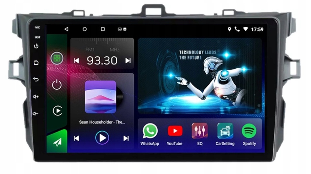 RADIO GPS ANDROID BT TOYOTA COROLLA 2006-2013 16GB