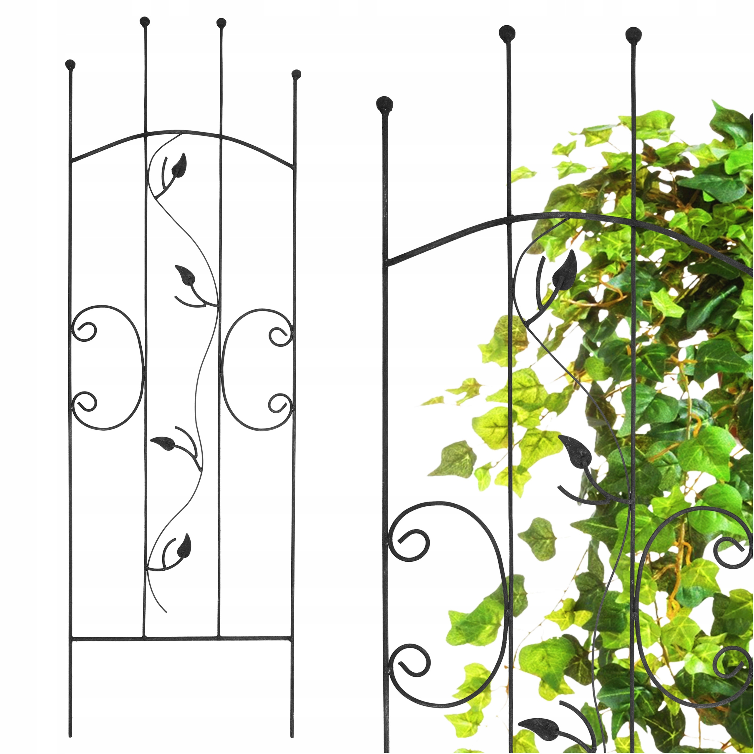 Zahradní Pergola Terasová Kovová Treláž Pro Růže Popínavých Rostlin 150 CM