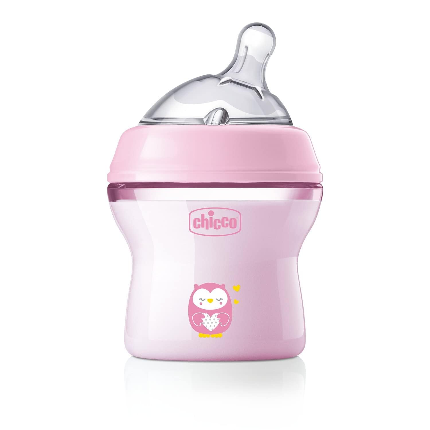 CHICCO Antykolkowa Butelka 0+ Mies. 150 ml Silikonowy Smoczek — miniatura 2
