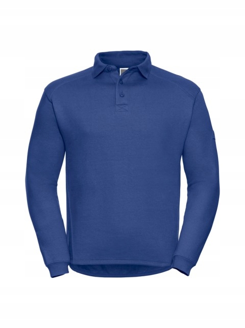 Pánská mikina s límcem Russell Bright Royal 3XL