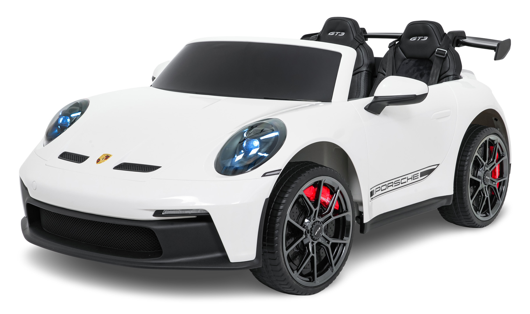Porsche 911 GT3 na Akumulator Biały 24V 10Ah 800W Mocy 2 Osobowe 4X200