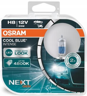 

Osram Cool Blue Intense Żarówki H8 12V Duo