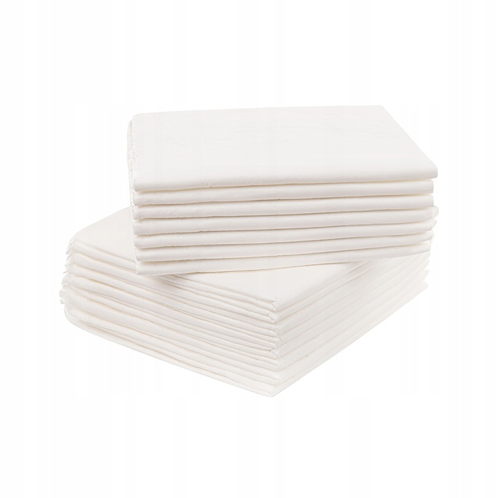 Podkłady Higieniczne do Przewijania BIGPACK 15 szt CHŁONNE 40x60 PRZYLEPCE Materiał celuloza i folia