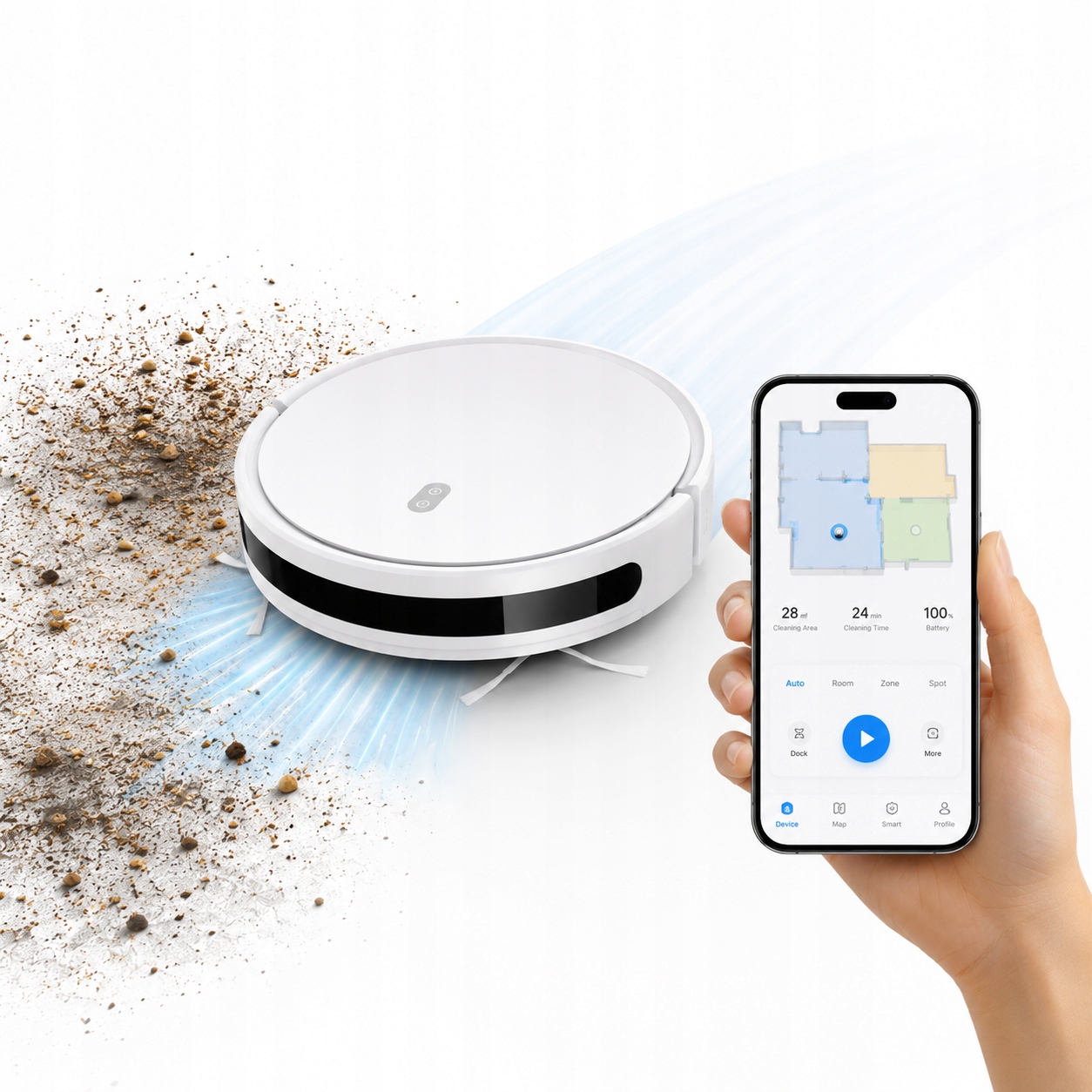 Odkurzacz Automatyczny Z Funkcją Mopowania Xiaomi Robot Vacuum