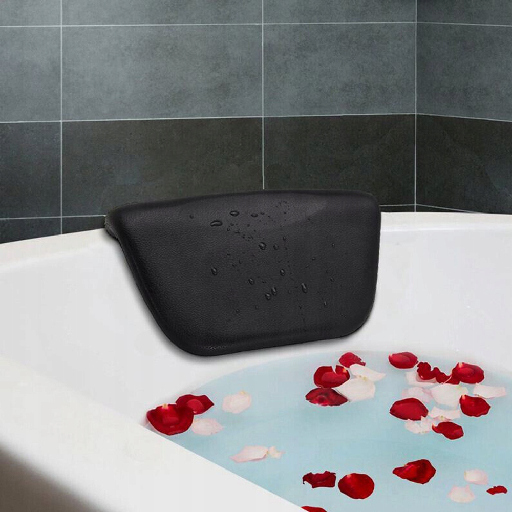 PODUSZKA DO WANNY KĄPIELI ZAGŁÓWEK RELAKSACYJNA KĄPIELOWA NA 2 PRZYSSAWKI Marka bez marki