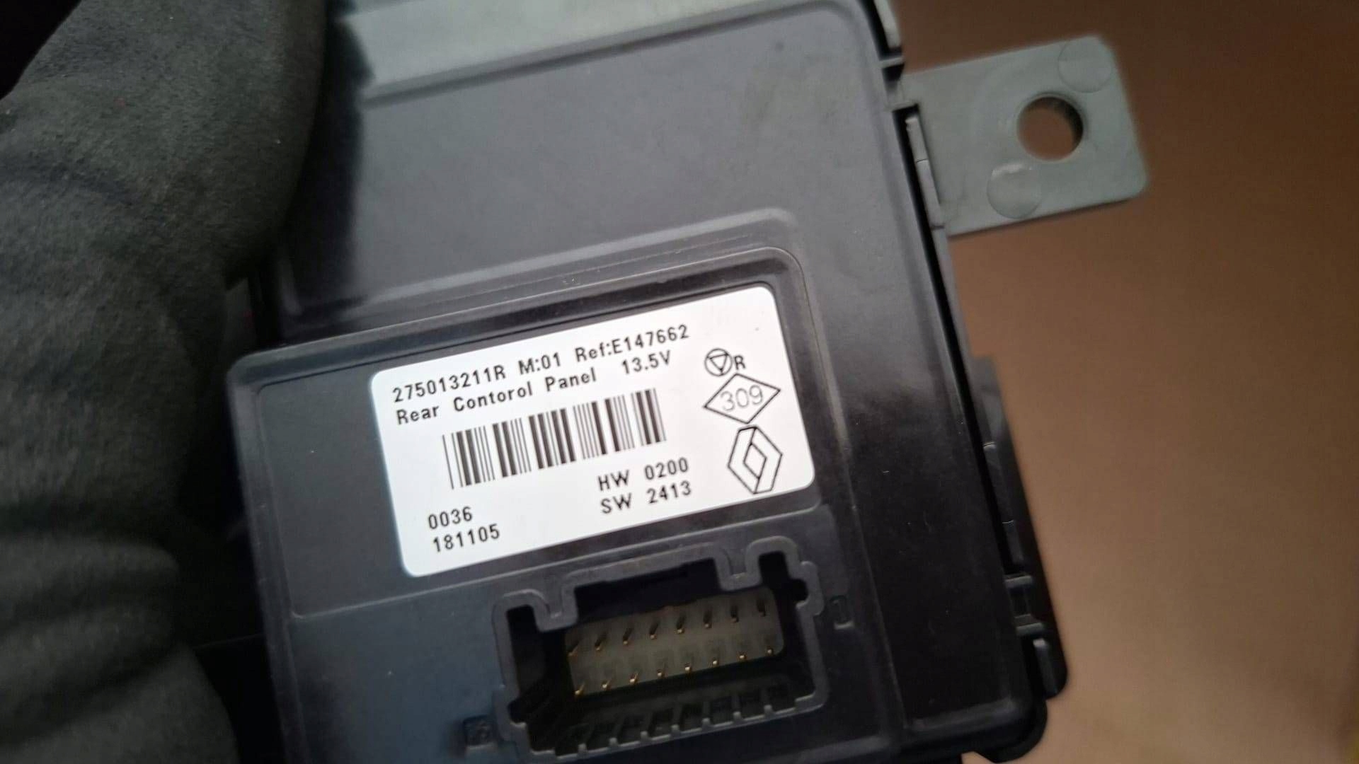 Panel Schalter klimaanlage heck Renault Espace V (RFC) 275013211R