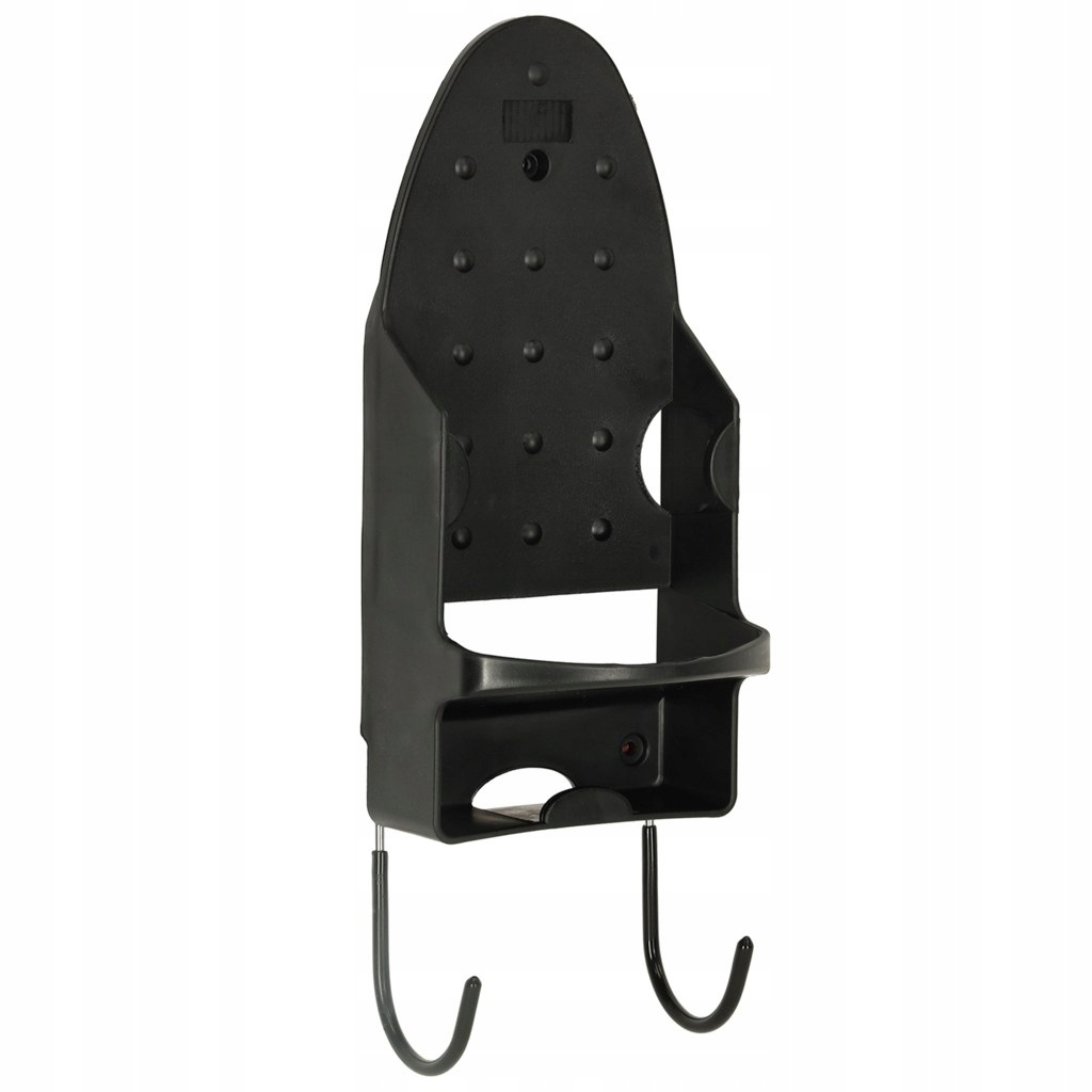Uchwyt wieszak ścienny na żelazko odporny na wysoką temperaturę czarny Wysokość 11 mm
