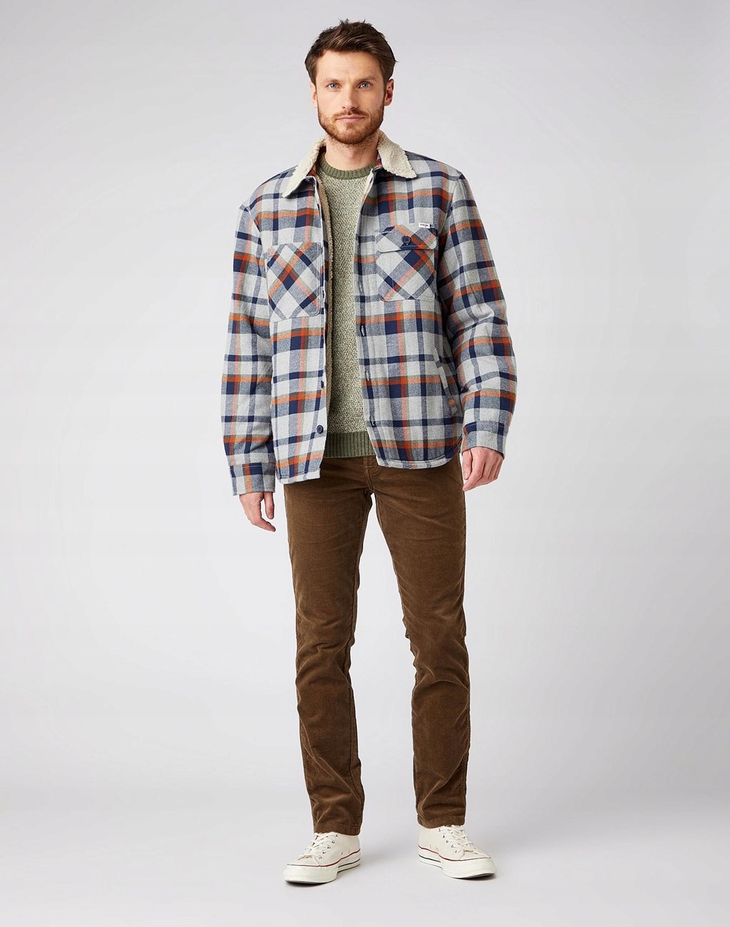 WRANGLER TEXAS MĘSKIE SPODNIE MATERIAŁOWE W35 L34 Wzór dominujący bez wzoru