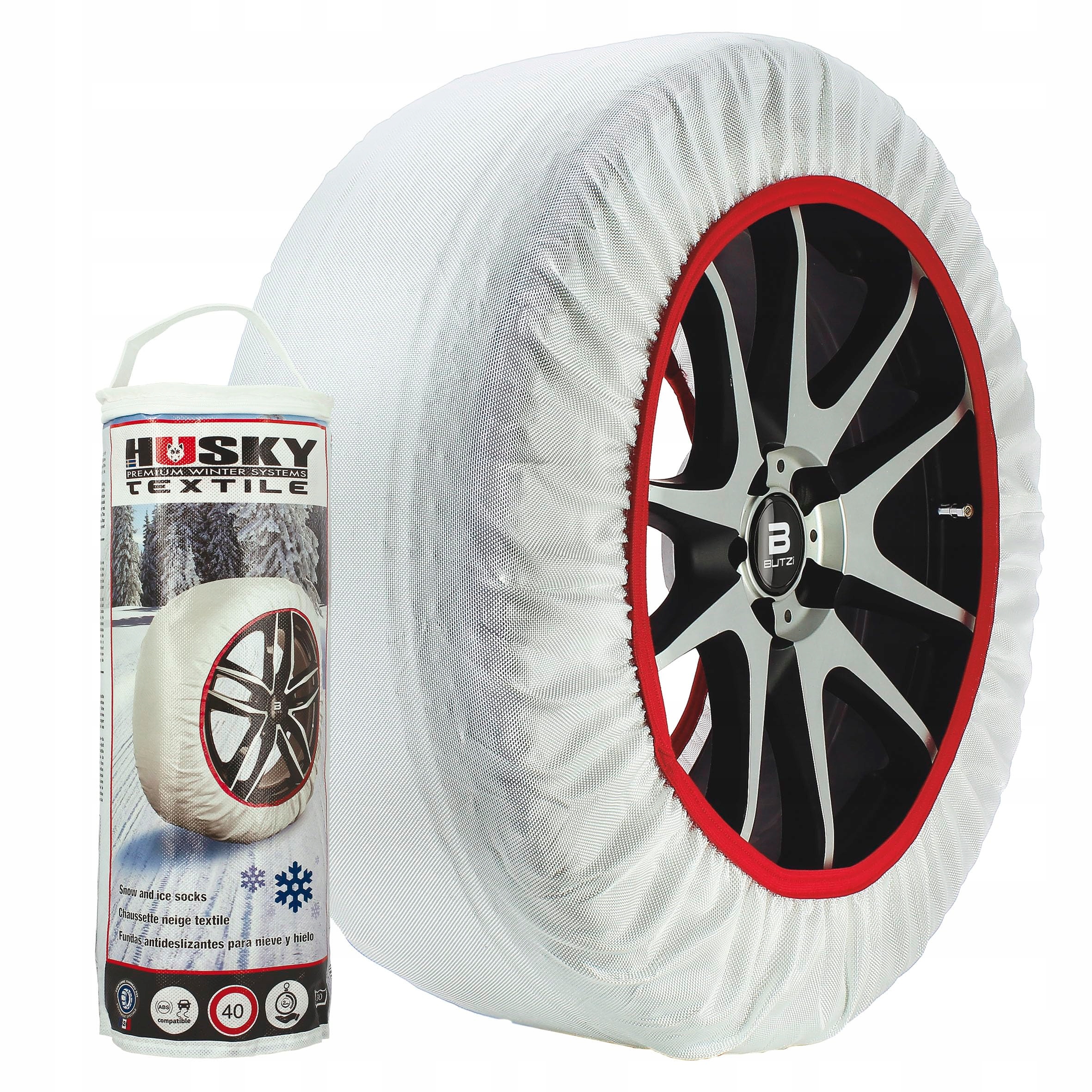 Husky HUSTX01 textilný snehový reťazec, malý