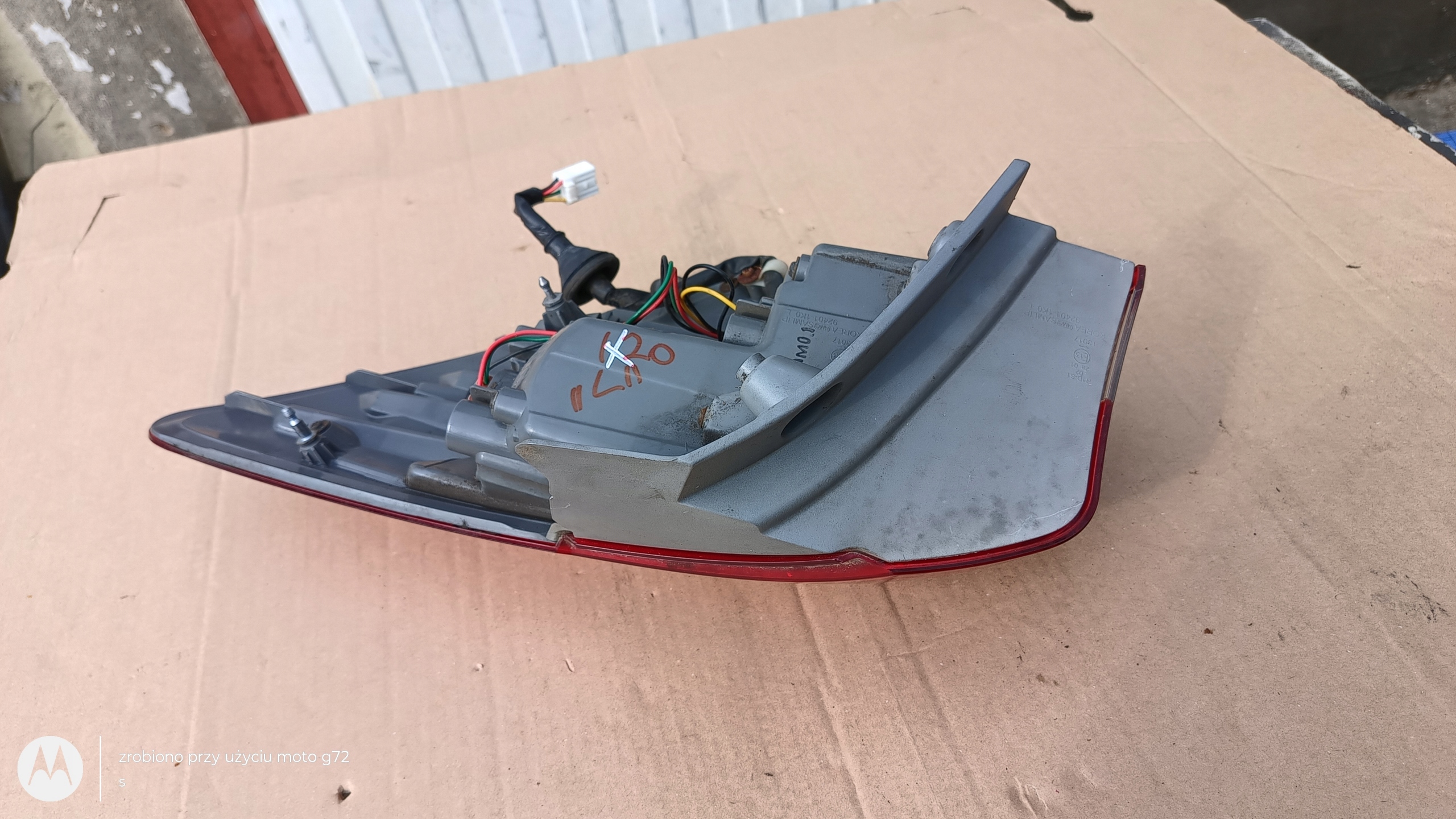 HYUNDAI IX20 light left rear part W fender 2010
