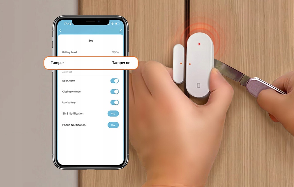 AVATTO BEZPRZEWODOWY CZUJNIK SENSOR ANTYWŁAMANIOWY NA RUCH TUYA WIFI ZIGBEE Rodzaj czujnika wejścia