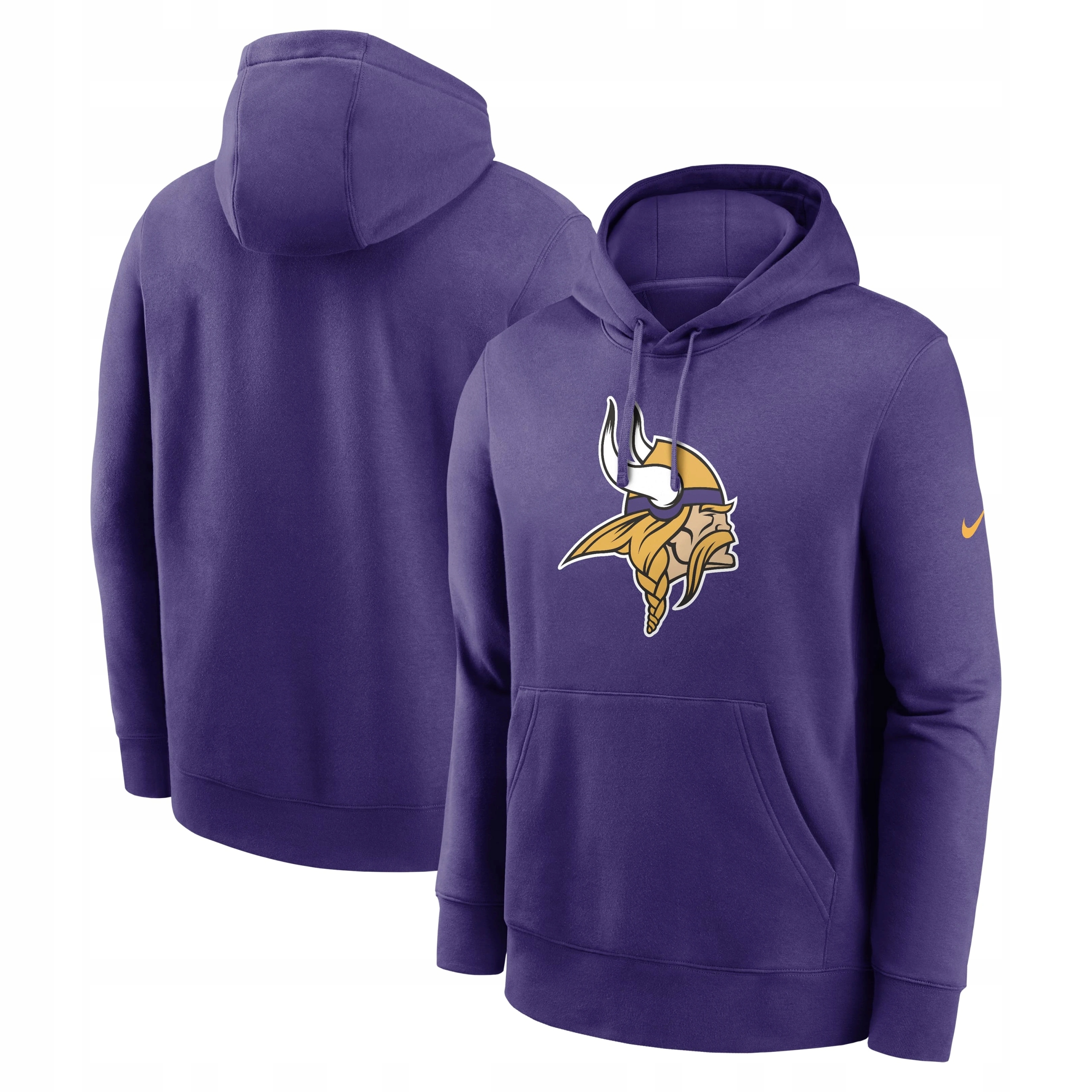 Pánská mikina Minnesota Vikings Nfl Nike Club Logo Hoodie Velikost: 2XL