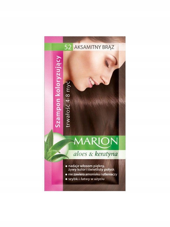 

Marion Szampon koloryzujący 52 aksamitny brąz 40ml