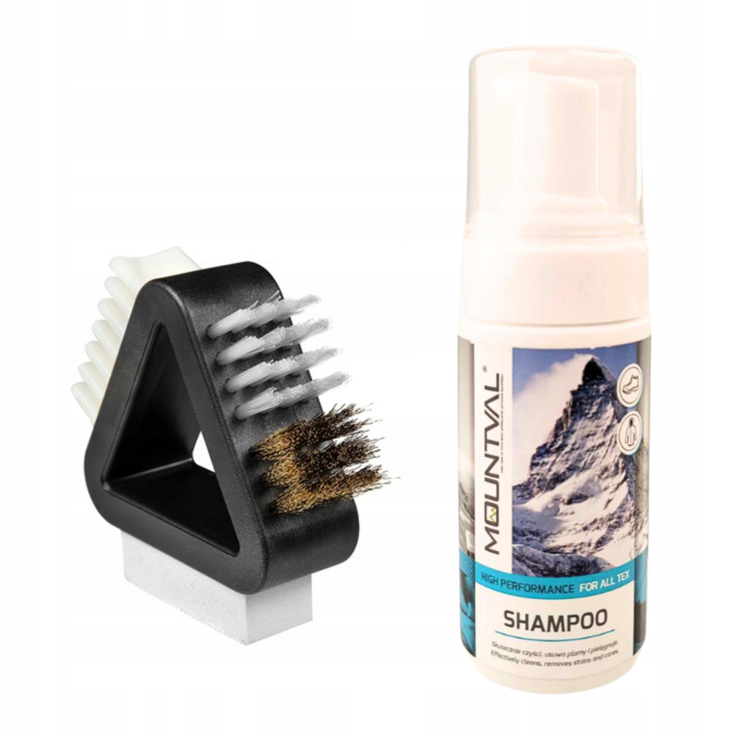 KOMPLET PIANKA DO CZYSZCZENIA SZCZOTKA DO NUBUKU