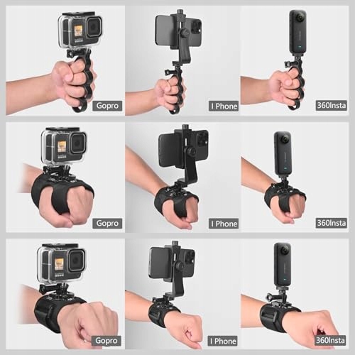 SHIPEEKIN Pasek Na Rękę Do Kamer GoPro Osmo Insta360 Yi 4K EK7000 — miniatura 2