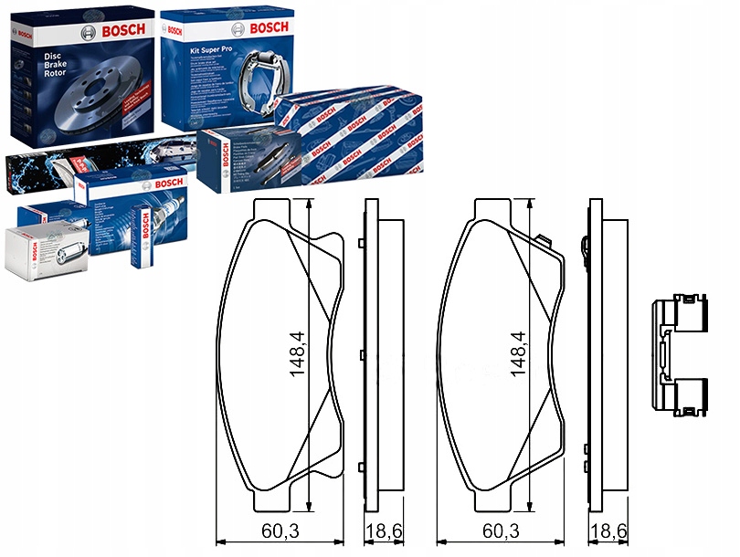 BOS0 986 494 644 Kostky Ham. Opel Přední Astra J 09 Asistent řidiče #33