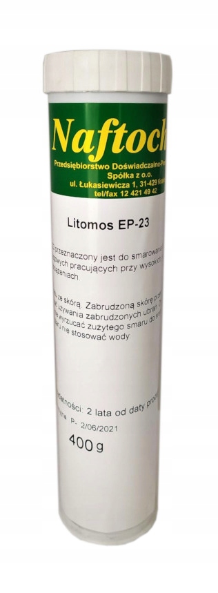 Smar molibdenowy do przegubów łożysk Litomos EP-23 400 g