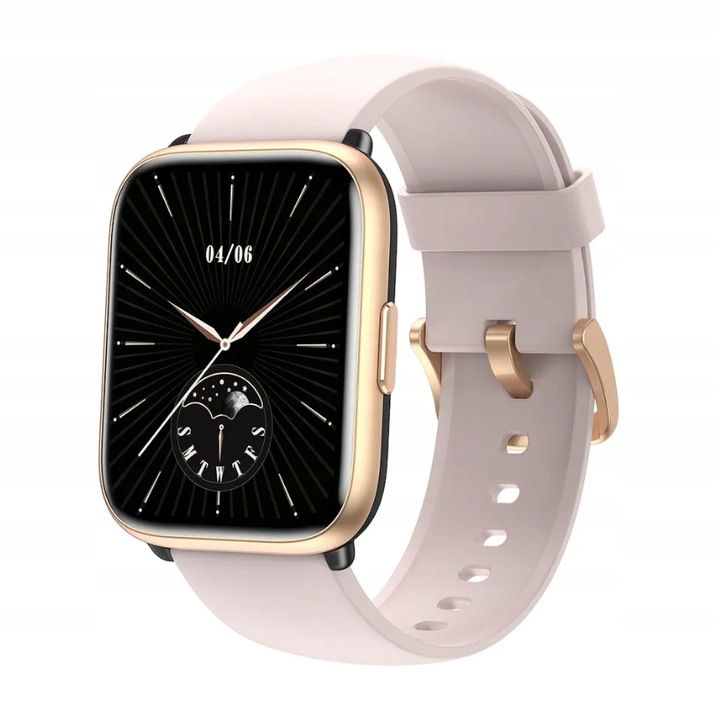 SMARTWATCH ZEGAREK DAMSKI POLSKIE MENU POWIADOMIENIA CIŚNIENIE PULS SPORT Rodzaj cyfrowe