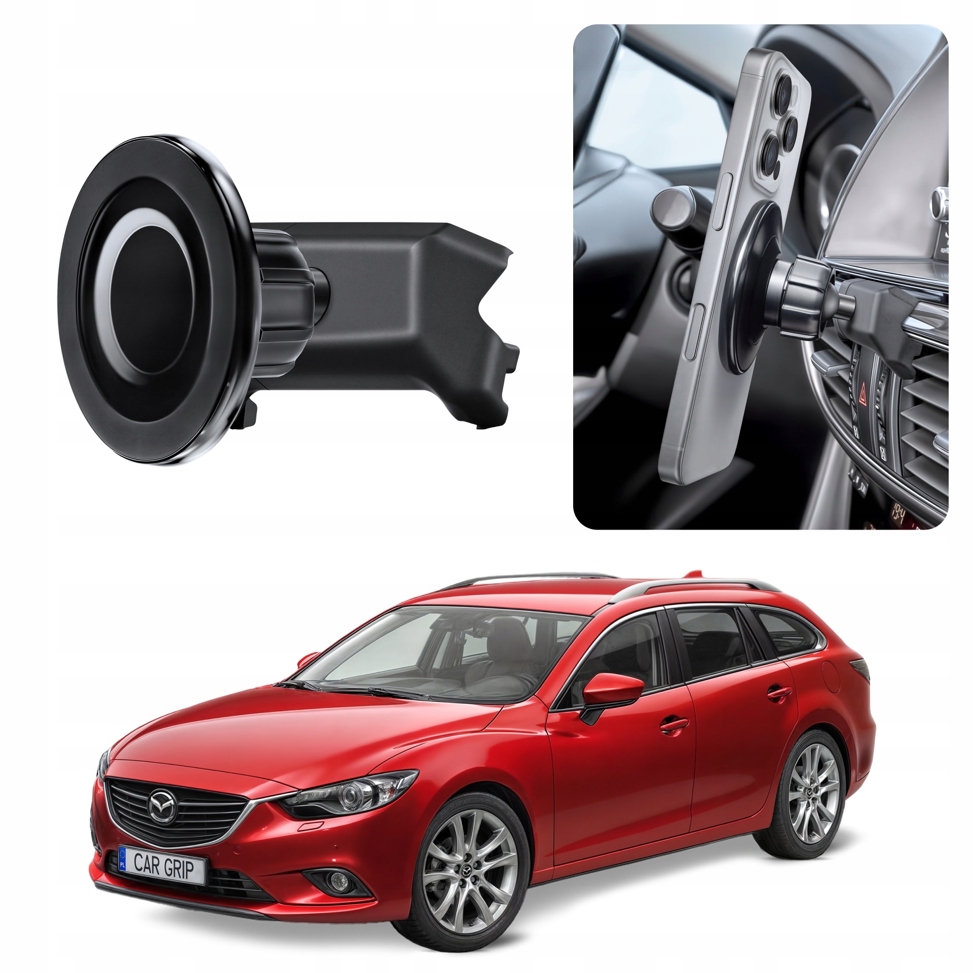 Uchwyt magnetyczny MagSafe do Mazda 6 III Gj/gl (2012-)