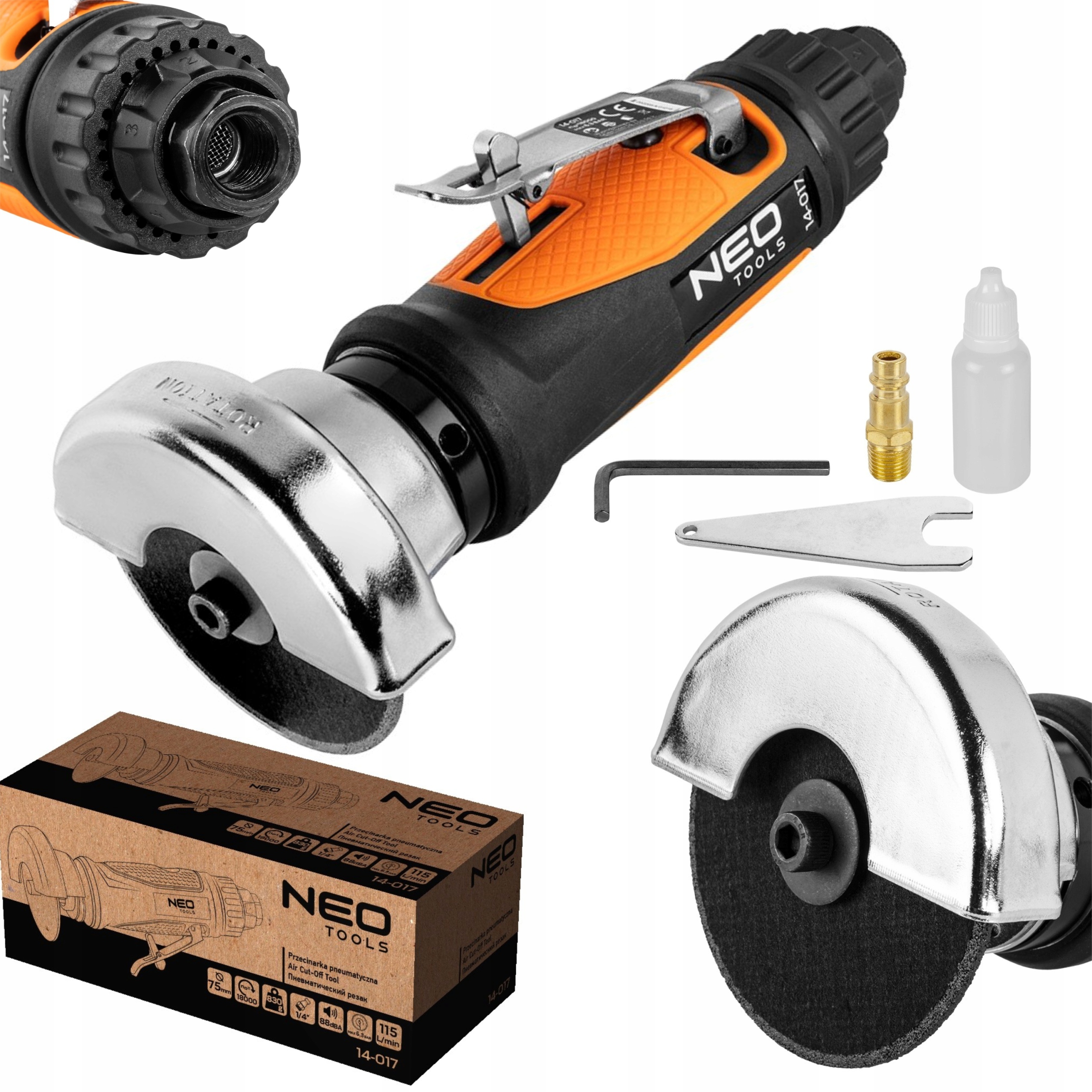 NEO пневматический резак 75 мм легкий шлифовальный станок