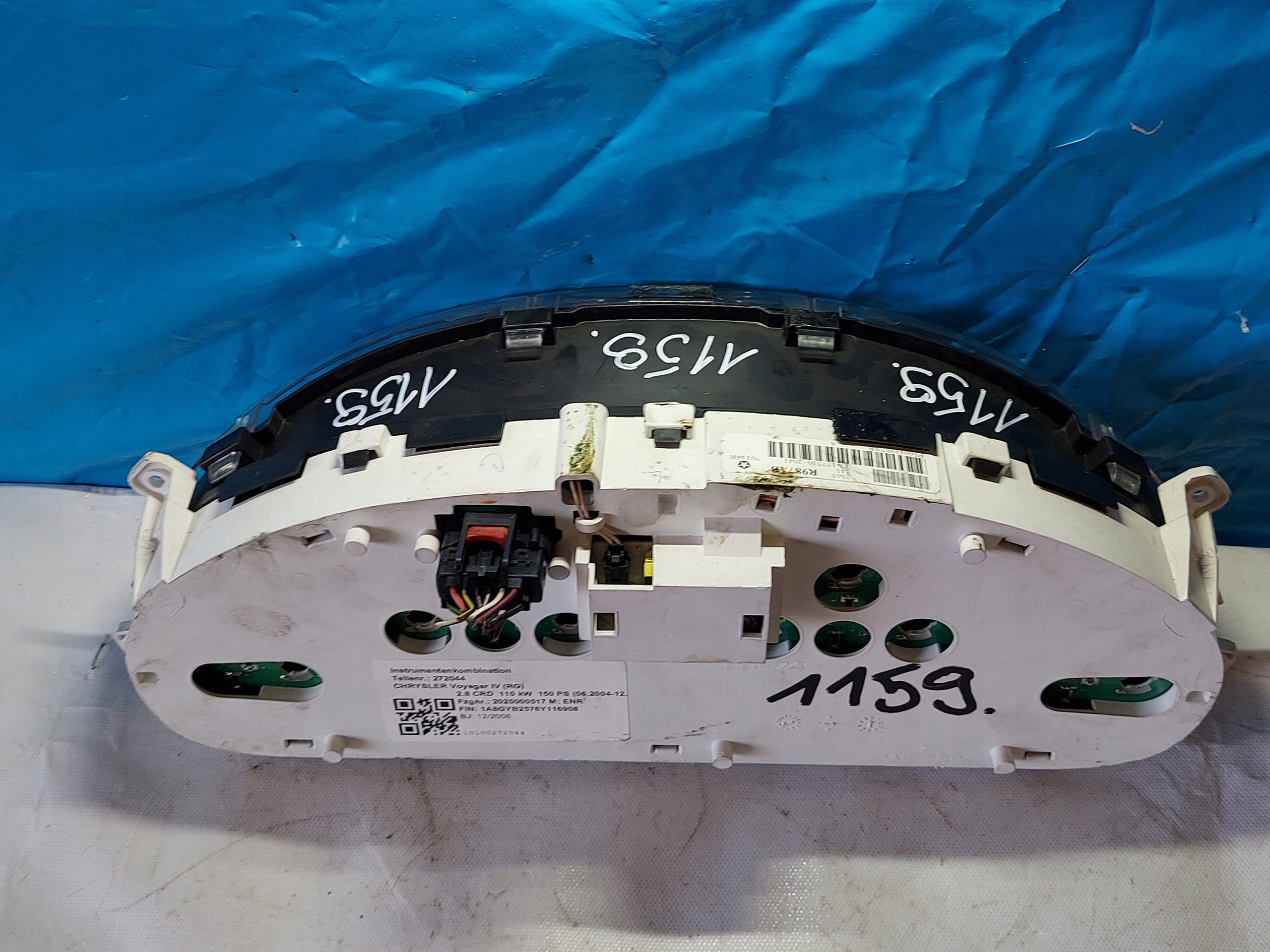 dials clock CHRYSLER VOYAGER 2.8 CRD R987AB